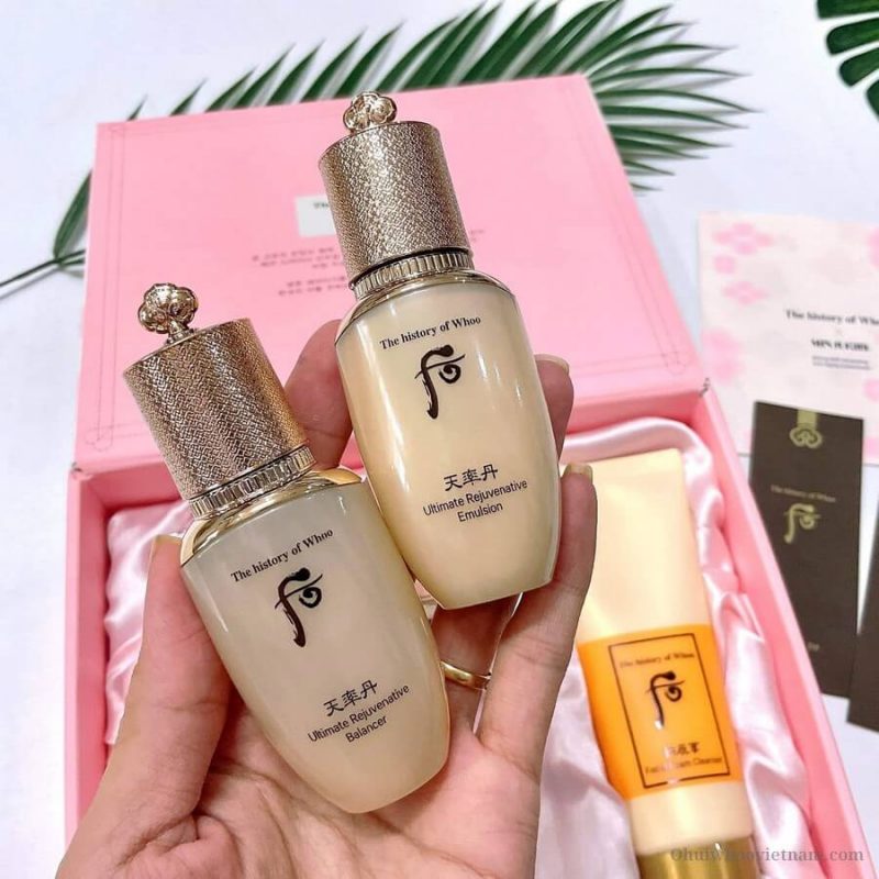 [Bộ dưỡng tái sinh da] Whoo Bichup First Care Moisture Anti-Aging Essence Special Set (5 SP)