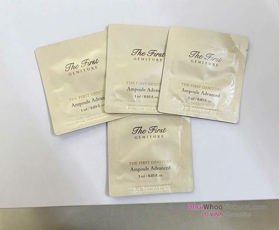 Sample Tinh chất vàng Ohui The First Ampoule dạng gói