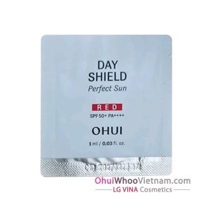 Sample Chống Nắng Ohui Day Shield Perfect Sun Red: Bảo Vệ Da Nhạy Cảm, Giảm Đỏ Rát