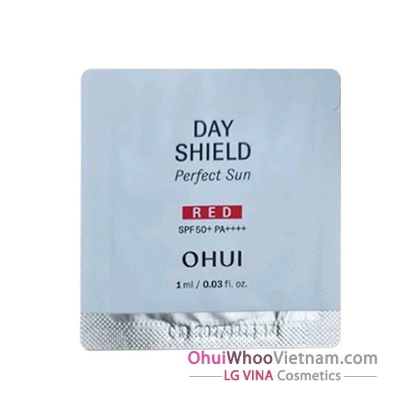 Sample Chống Nắng Ohui Day Shield Perfect Sun Red: Bảo Vệ Da Nhạy Cảm, Giảm Đỏ Rát