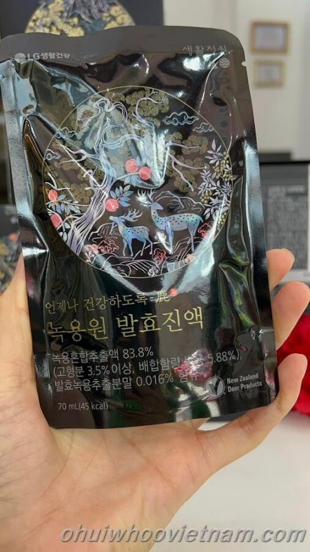 Nước uống lộc nhung lên men LG Nokyoungwon Balhyo Jin Aek