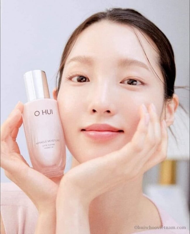 Set Nước Hoa Hồng Ohui Miracle Moisture Pink Barrier Skin Softener 