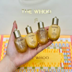 Combo cặp nước hoa hồng Whoo Vàng 20ml +sữa dưỡng Whoo vàng 20ml