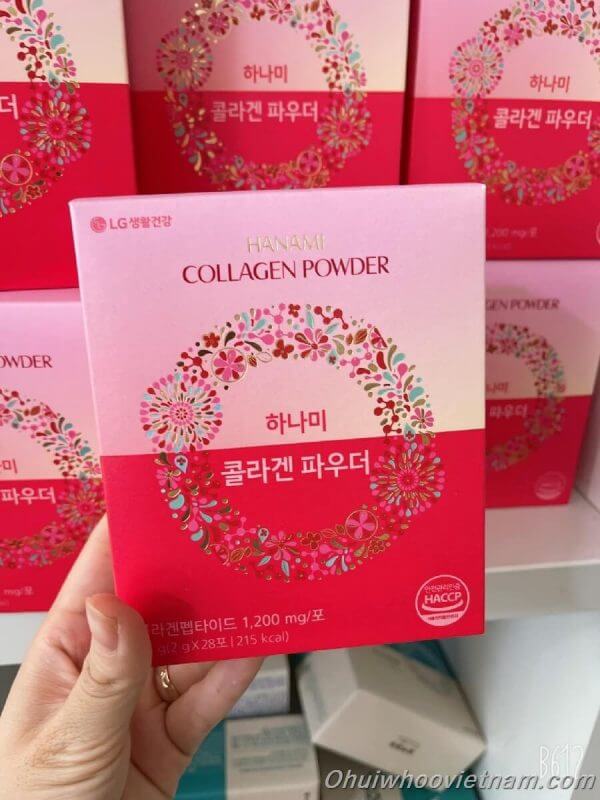 Collagen Hanami Ohui dạng bột của tập đoàn LG ( OHUI )