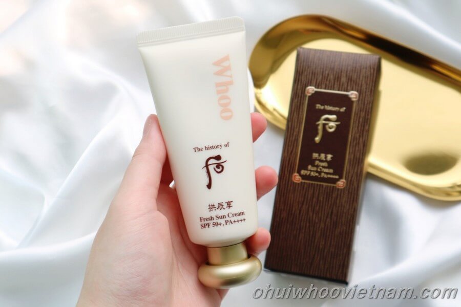 Kem chống nắng Whoo Gongjinhyang Fresh Sun Cream SPF50+/PA++++ (60ml)