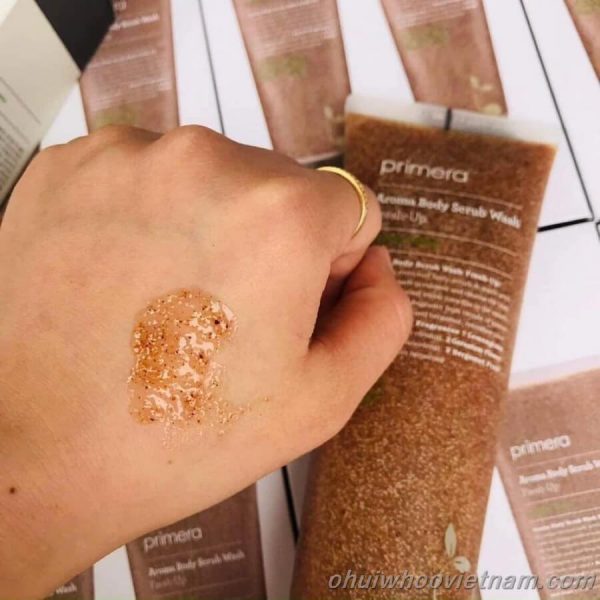 Tẩy da chết body của Primera Aroma Body Scrub Wash. OHUI VIETNAM