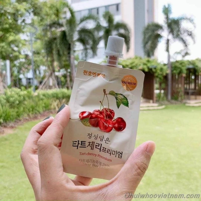 Hồng Sâm Nước Ép Cherry Đỏ Chunho Ncare Cho Nữ - 30 Gói