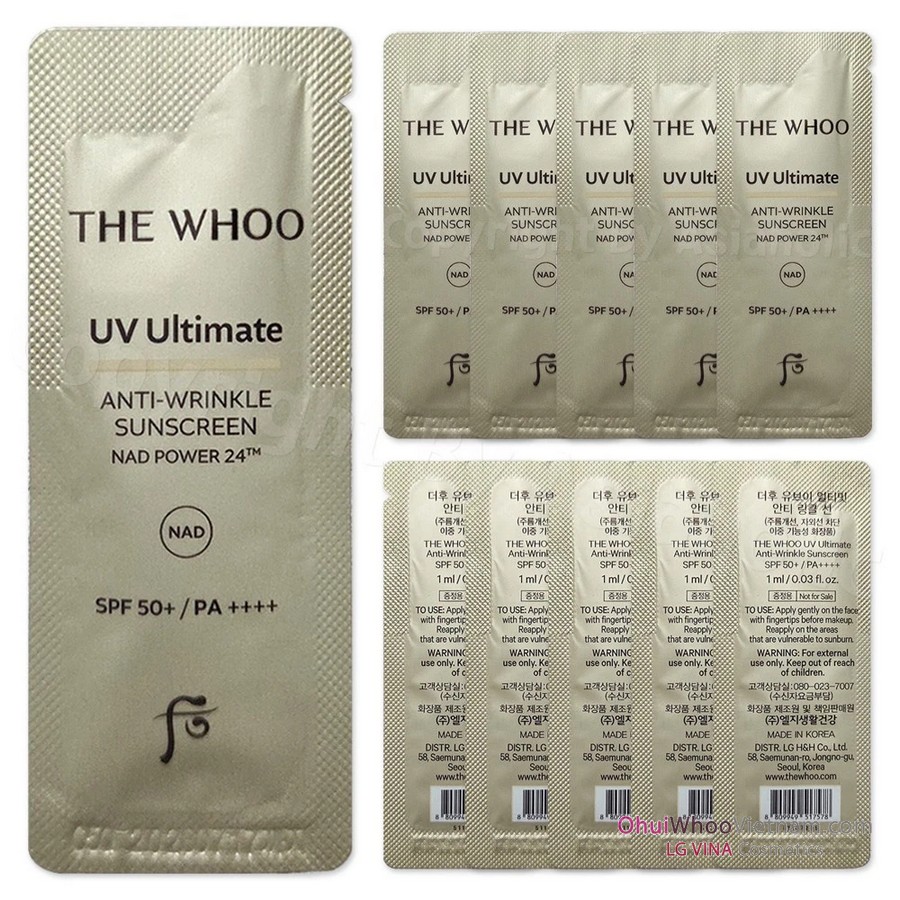 Sample Kem Chống Nắng Whoo Anti-Wrinkle UV Protective: Xóa Tan Nỗi Lo Lão Hóa