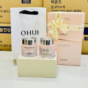 Set Kem dưỡng ẩm trắng da Ohui (Ohui Miracle Moisture Cream special set)