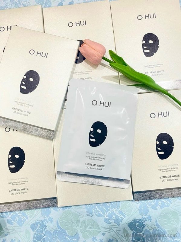 Mặt Nạ Dưỡng Trắng Ohui Extreme White 3D Black Mask