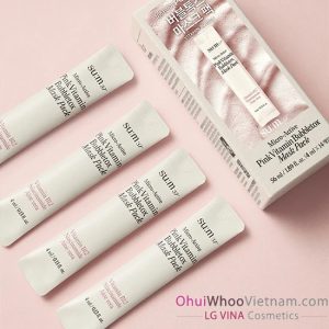 Mặt Nạ Sủi Bọt Thải Độc Da Su:m37 Pink Vitamin 4ml x 14pcs Dạng Gói