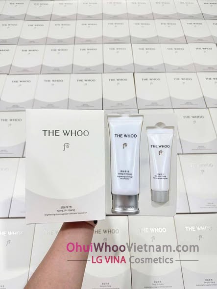 Set Gel Tẩy Tế Bào Chết Dạng Gel Whoo Gongjinhyang Seol Brightening Gommage Gel