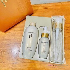 Set sữa rửa mặt tái sinh Whoo Radiant Cleansing Foam