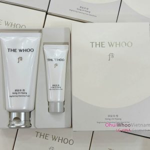 Set Sữa Rửa Mặt Whoo Brightening Foam: Da Sáng Sạch Mịn