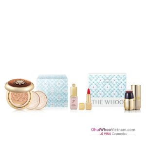 Set Phấn nước Whoo tái sinh da Radiant Essence Cushion SPF50+/PA+++