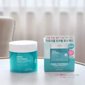 Beyond Angel Teatreeol Toner Pad 130pcs – Bước làm sạch thông minh cho làn da mịn màng, thông thoáng