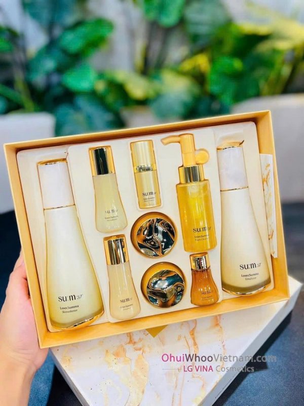 Set Dưỡng Da Su:m37° Losec Summa 9 Món Mới – Bí Quyết Tái Sinh Làn Da Vàng