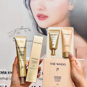 Set Kem chống nắng The Whoo Gongjinhyang UV Ultimate Anti-Wrinkle Sun