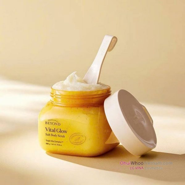 Tẩy Da Chết Toàn Thân Beyond Vital Glow Salt Body Scrub 500g