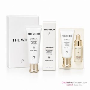 Bộ Kem chống nắng The Whoo UV Ultimate Brightening Tone-up Sunscreen 50ml/ SPF50+/PA++++