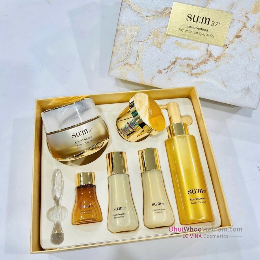 Bộ Kem Dưỡng Tái Sinh Da Sum37 LosecSumma Repair Cream Special Set