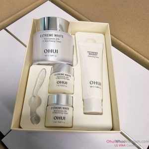 Bộ Kem Dưỡng Trắng Da Ohui Extreme White Niacinamide 10% TX Melatoning Special Set