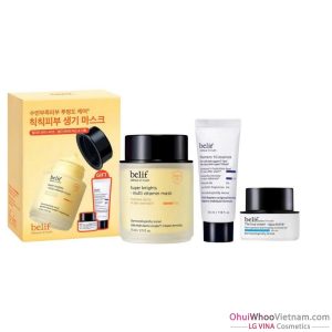 Set Mặt Nạ Ngủ Belif Super Knights: Dưỡng Sáng và Tái Tạo Đàn Hồi Chuyên Sâu