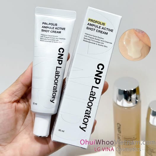 Kem Dưỡng Keo Ong CNP Laboratory Propolis Ampule Active Shot Cream 50ml