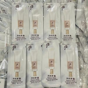 Gói Kem Chống Nắng Whoo Radiant White Tone Up Sunscreen: Dưỡng Trắng Nâng Tông