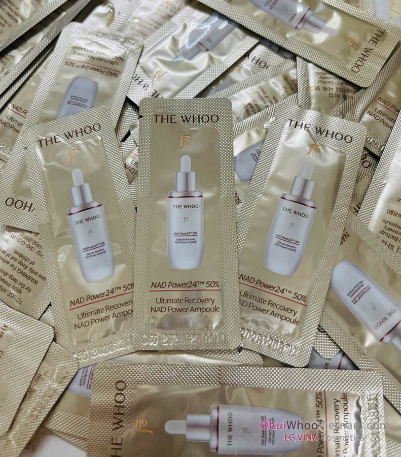 Sample Tinh Chất Whoo Bichup NAD Power Ampoule: Đảo Nhược Lão Hóa Cực Đỉnh
