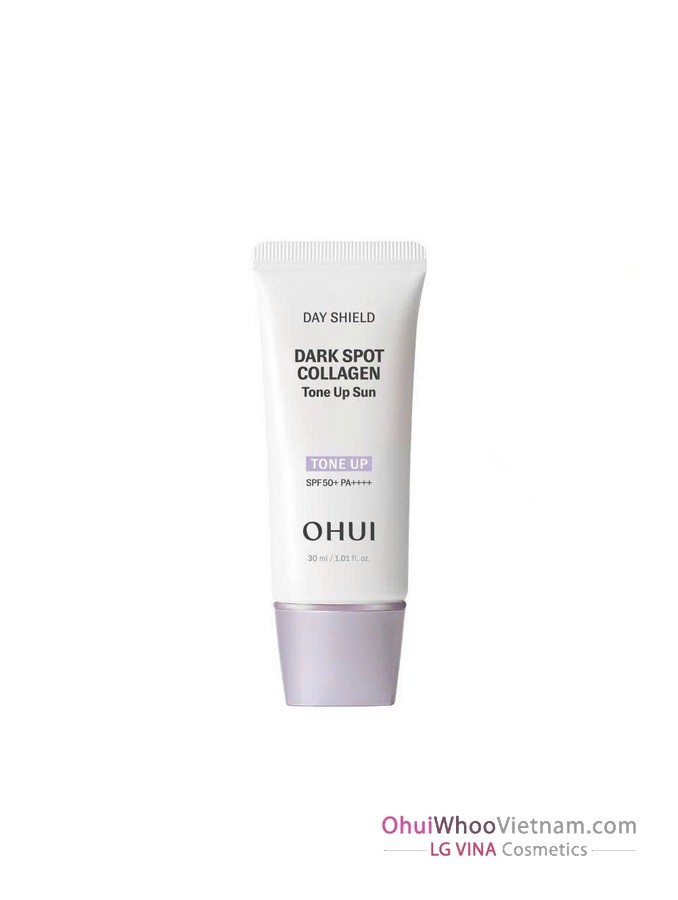 Kem Chống Nắng Ohui Day Shield Dark Spot Collagen Tone Up: Da Trắng Rạng Rỡ