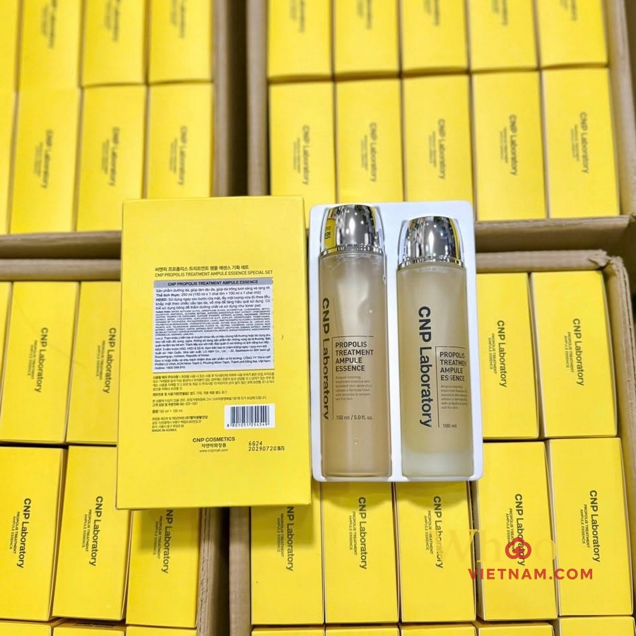 Nước Thần Keo Ong CNP Propolis Treatment Ampoule Essence 150ml +100ml : Bí Quyết Cấp Ẩm Phục Hồi